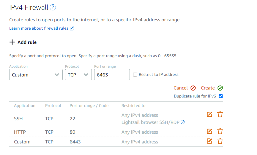 Configure Firewall