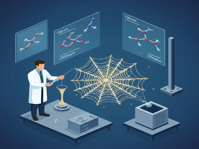 Tufts Üniversitesi araştırmacılarının örümcek ağı teknolojisini taklit eden biyomimetik silk‑bazlı sıvı