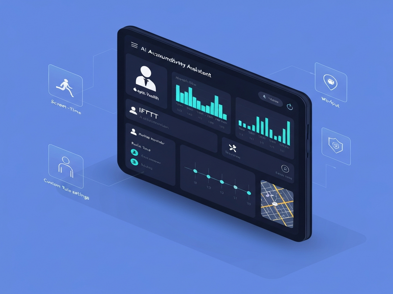 Overlord AI accountability app illustration