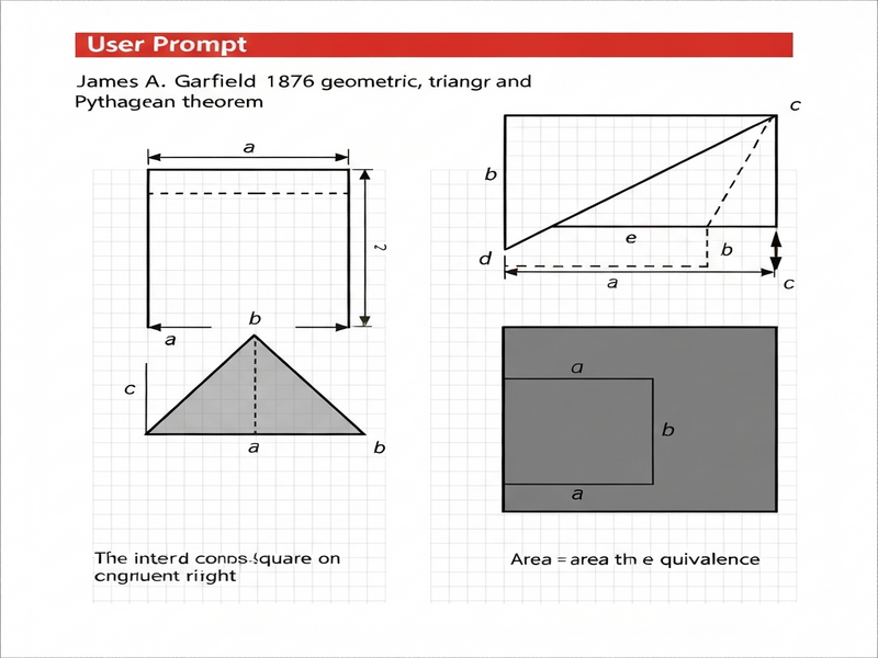 Garfield Pythagoras Teoremi Kanıtı Diagramı