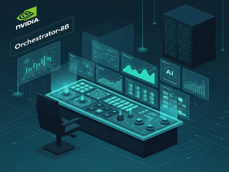 NVIDIA AI Orchestrator 8B mimarisi