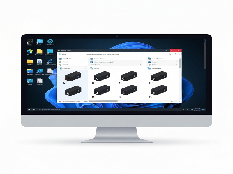 Windows sürücü harfleri görseli