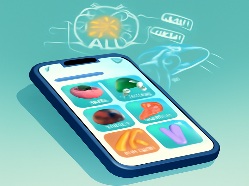 AI Nutrition Tracking Illustration