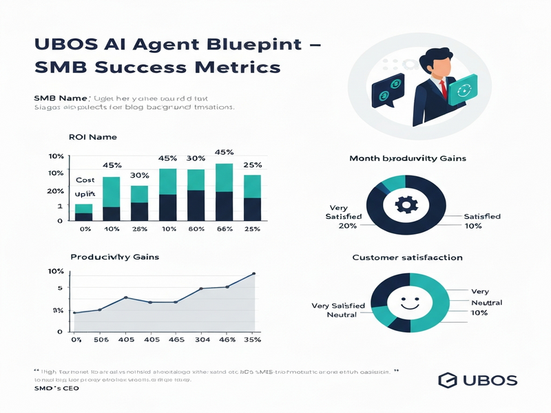 UBOS AI Agent Blueprint case study infographic