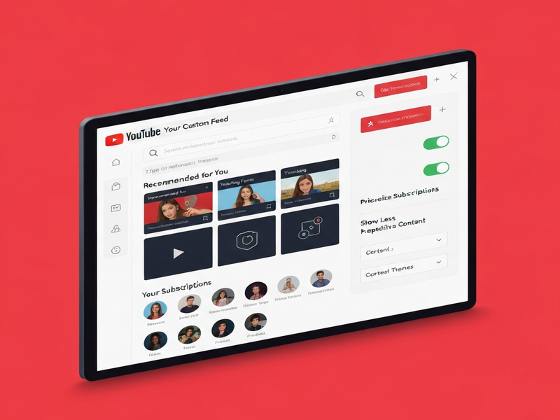 YouTube Custom Feed illustration