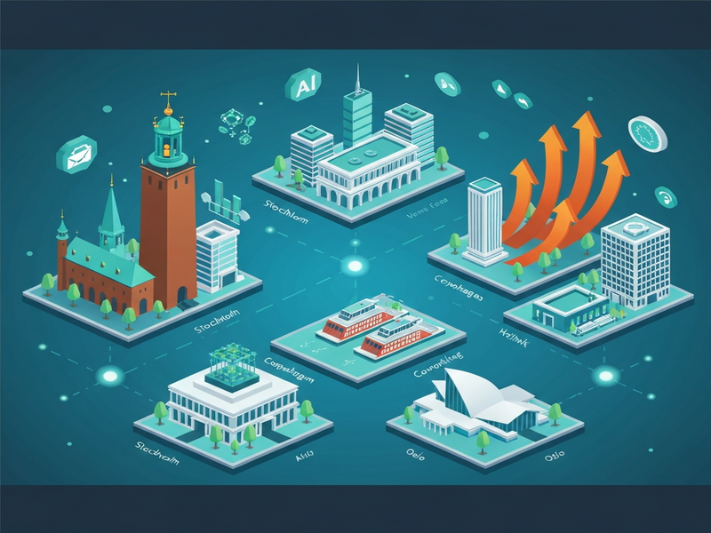 Nordic AI startup ecosystem illustration