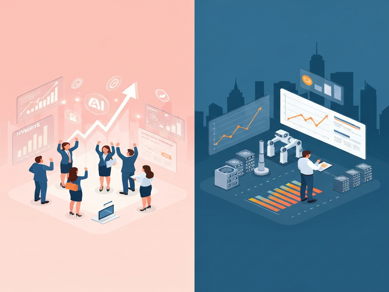 Chart comparing projected AI adoption vs actual usage