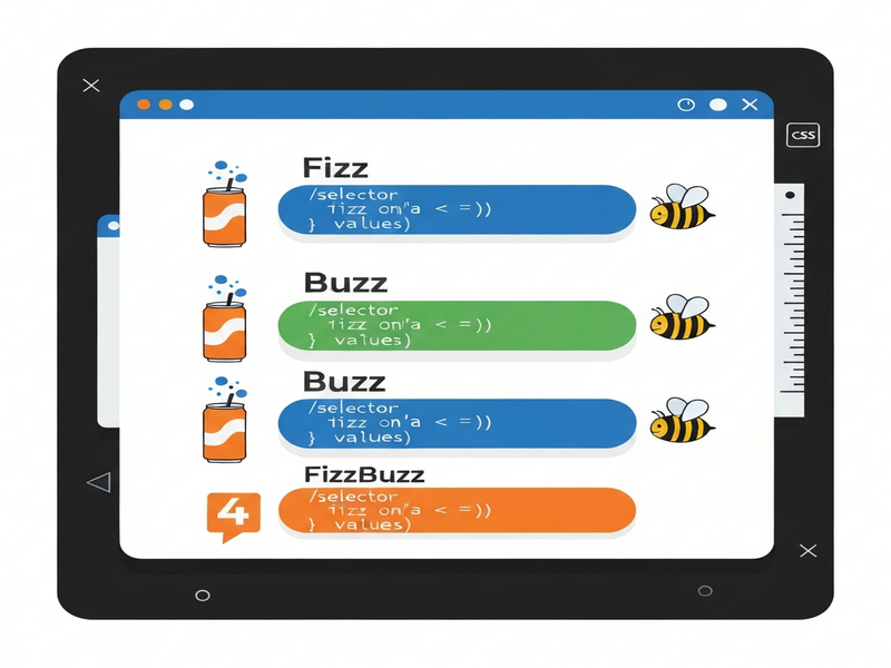 CSS ile Fizz‑Buzz: Minimalist Stil ve Kod‑Golf Çözümü - UBOS