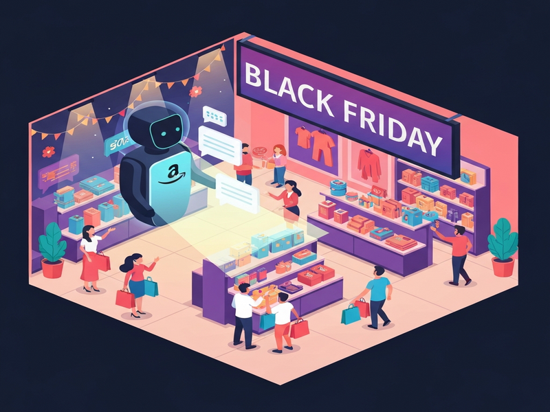 Amazon Rufus AI chatbot impact on Black Friday