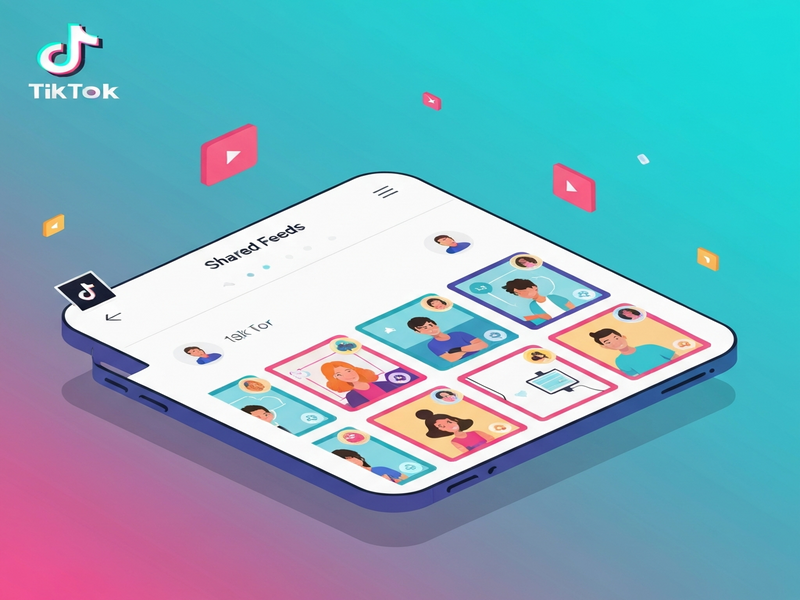 TikTok Shared Feeds özelliği görseli