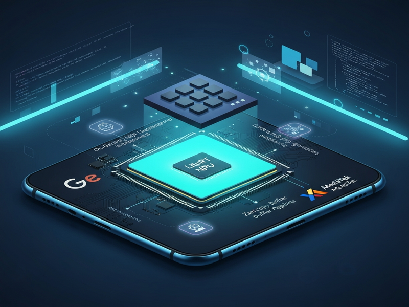 Google LiteRT NeuroPilot stack ve MediaTek Dimensity NPU entegrasyonu