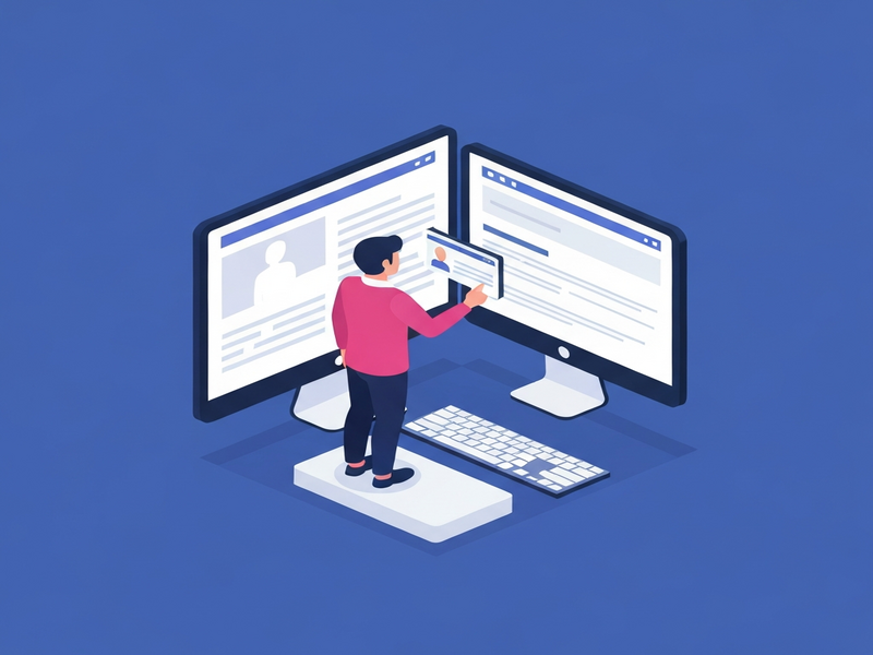 Online age verification illustration