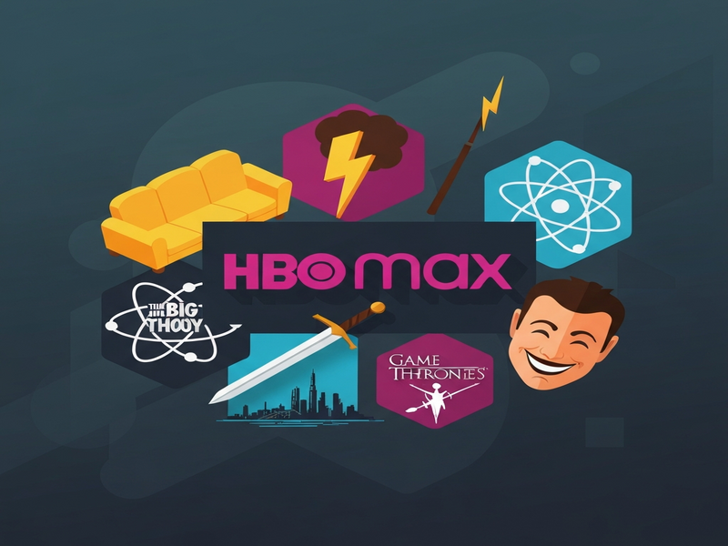 Illustration of HBO Max curated channels concept