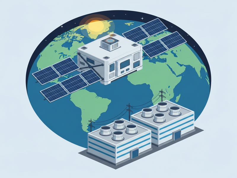 Orbital data center concept