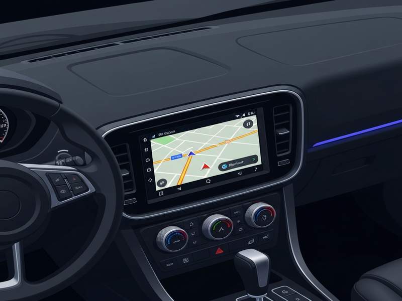Android Auto navigation upgrade illustration