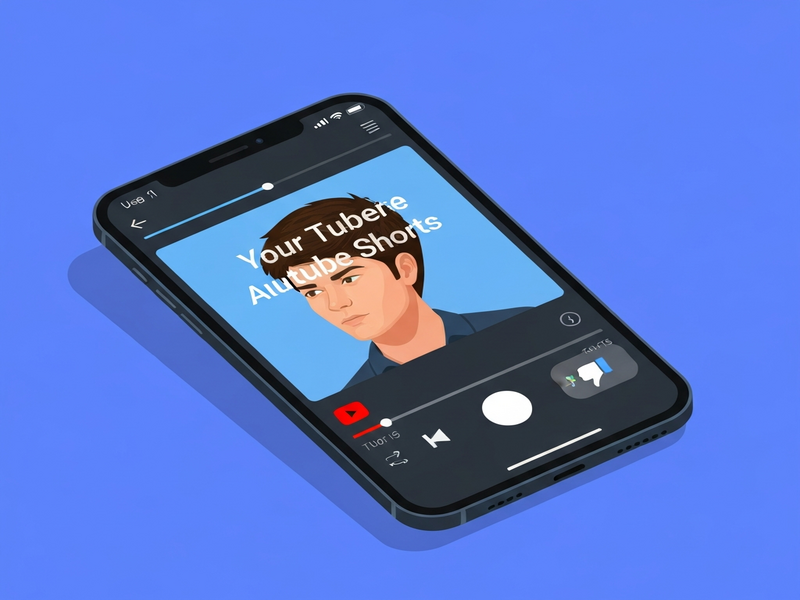 YouTube Shorts dislike button illustration