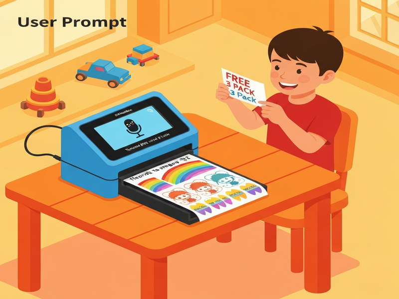 Stickerbox AI-powered sticker printer