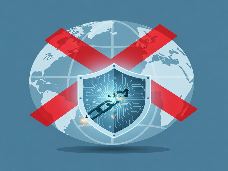 DNS blocking illustration