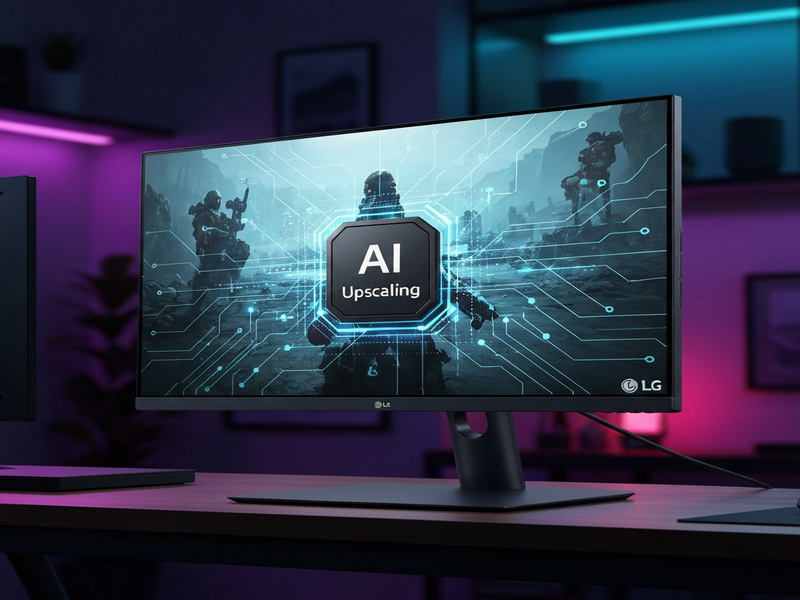 Illustration of LG UltraGear Evo gaming monitors