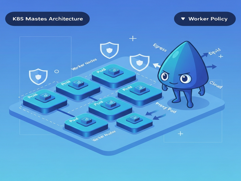 Kubernetes egress control diagram