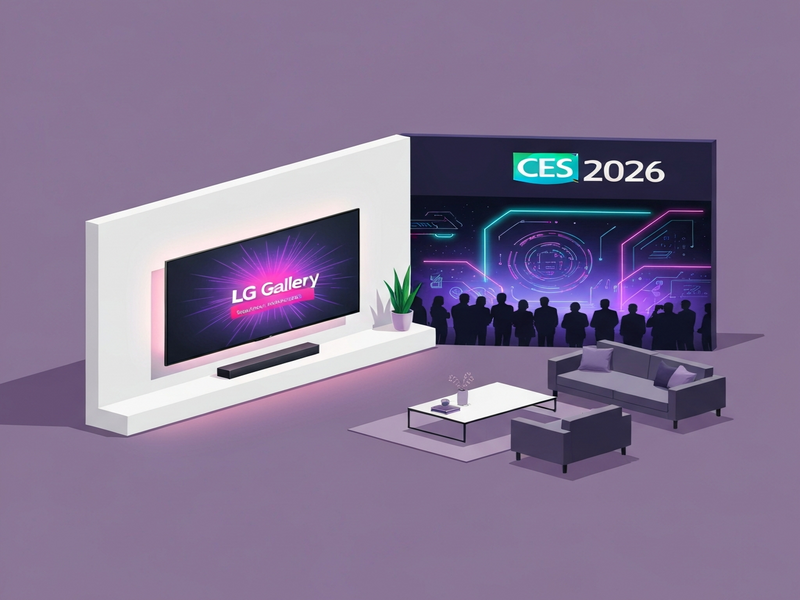 LG Gallery TV at CES 2026
