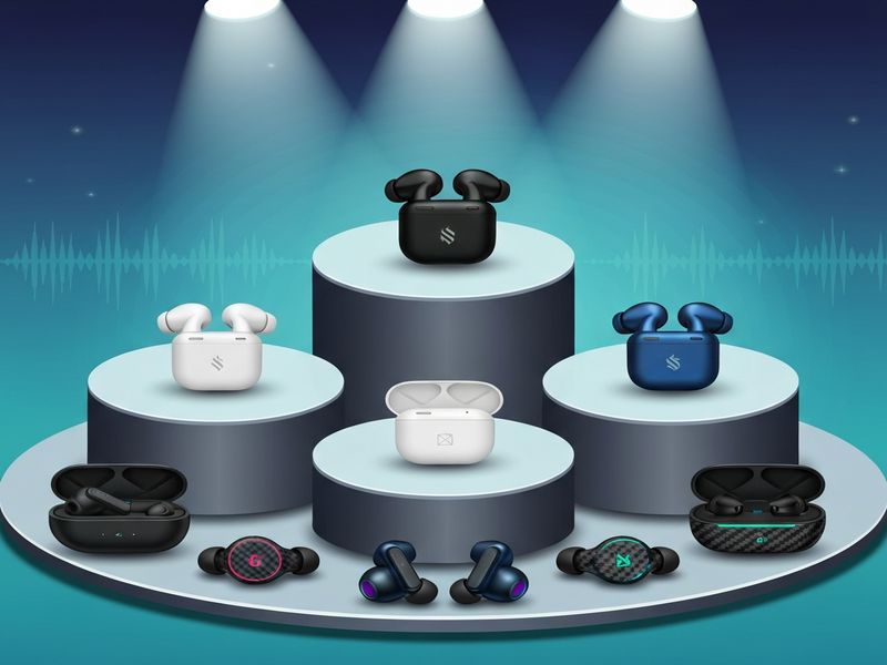 Illustration of top wireless earbuds 2024