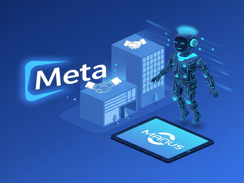 Meta acquisition of Manus illustration