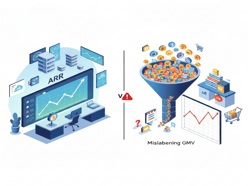 AI ARR vs GMV illustration