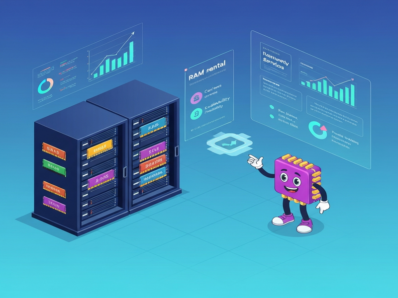 RAM rental concept illustration