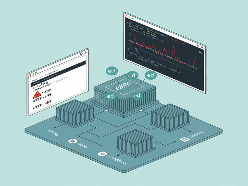 Zero‑code eBPF instrumentation diagram
