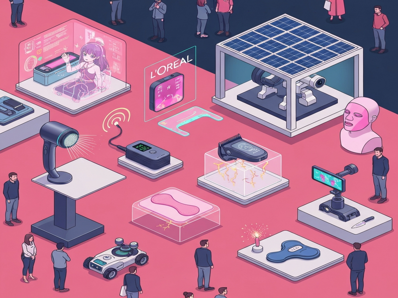 Collage of weird CES 2026 gadgets