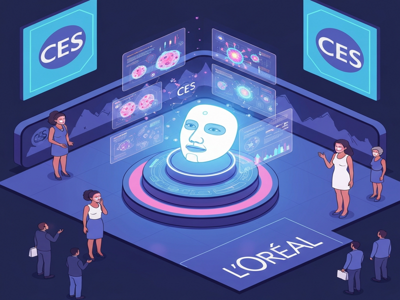L'Oréal LED mask at CES 2026