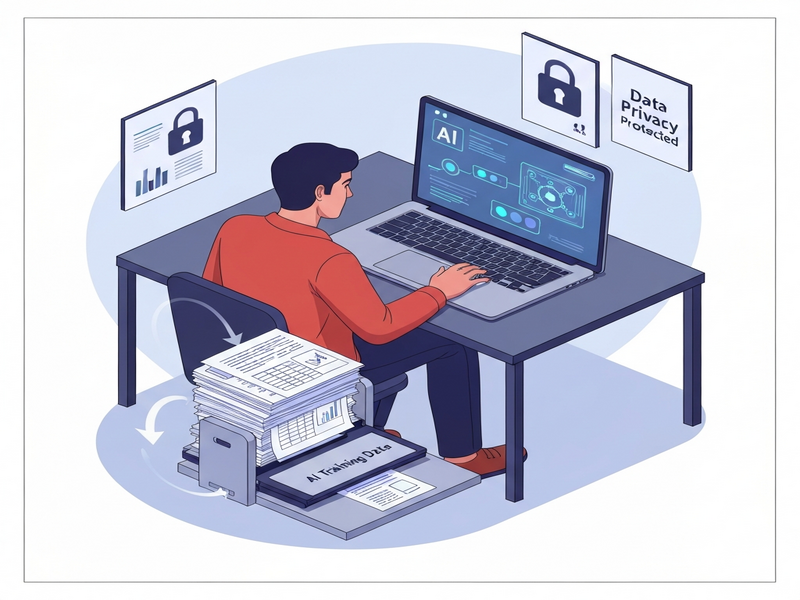 OpenAI contractor data program illustration