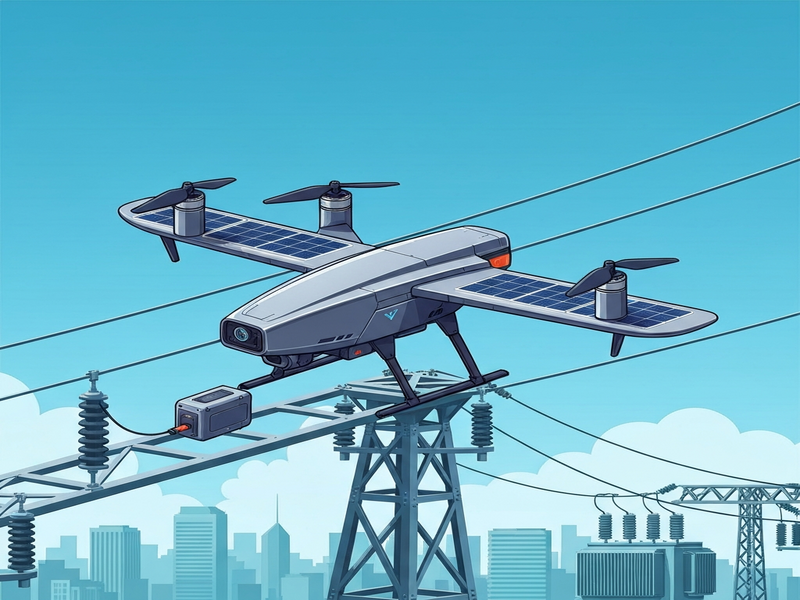 Voltair self‑charging drone concept