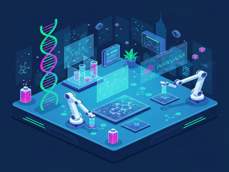 Illustration of bio‑ML ecosystem 2026