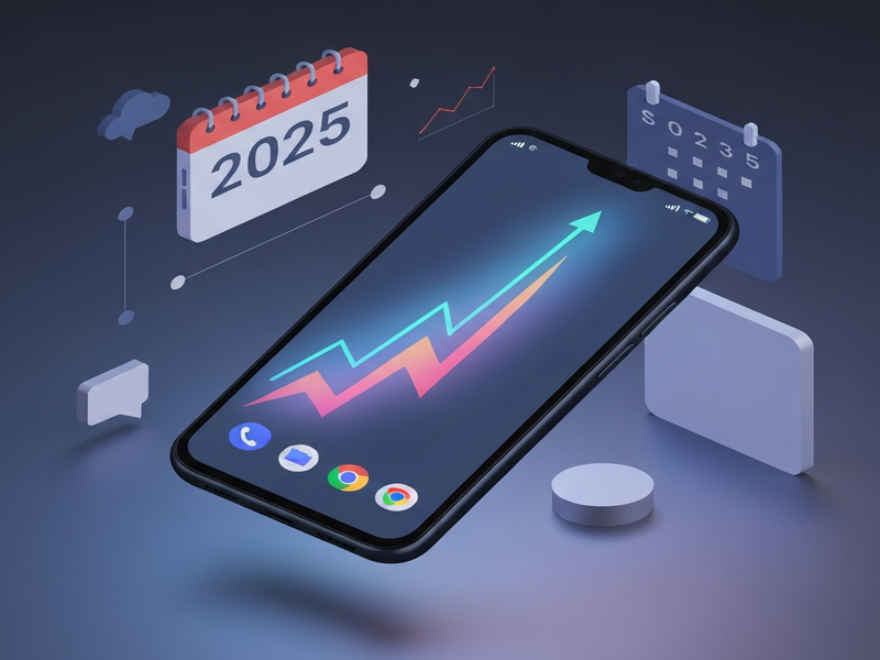 Google Pixel 2025 growth chart