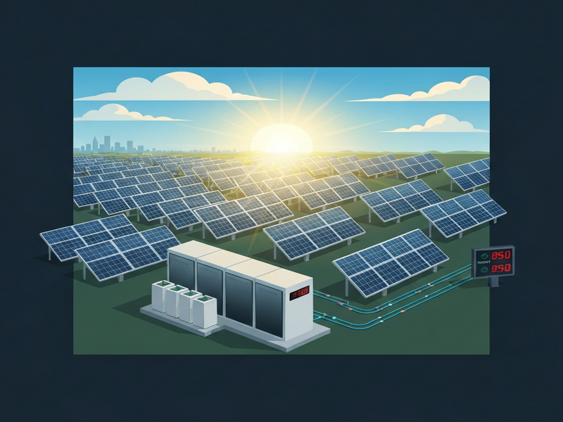Solar panels with battery storage on a UK home