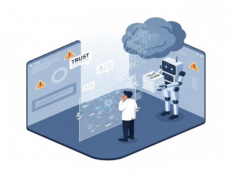 Generative AI critique illustration