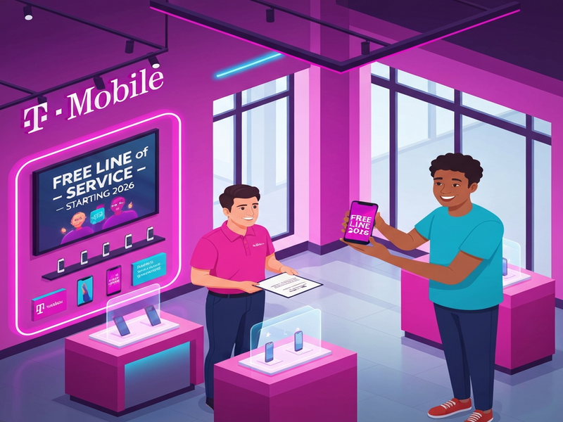 T-Mobile free line 2026