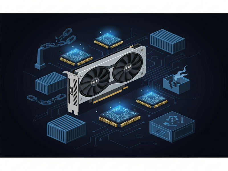 Asus RTX 5070 Ti supply shortage illustration
