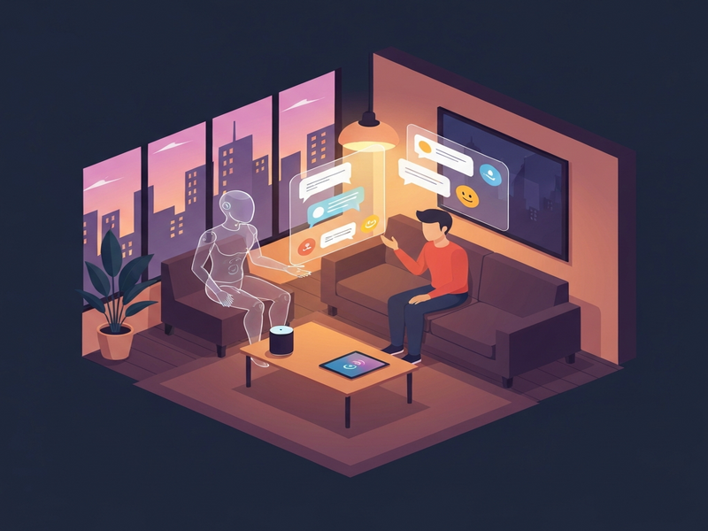 AI companion illustration