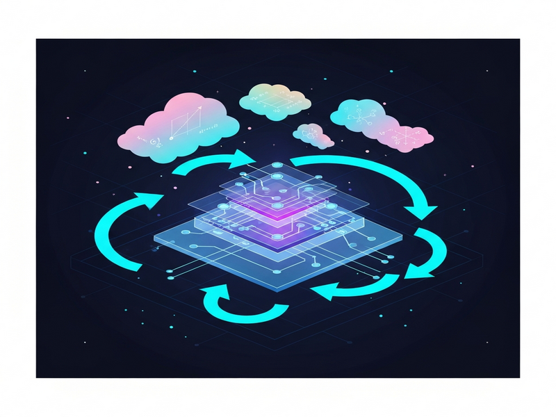 Diagram of Looped Language Models and Latent Reasoning