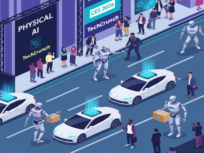 Physical AI demonstration at CES 2026