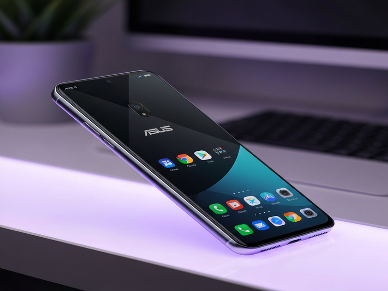 Asus smartphone exit illustration
