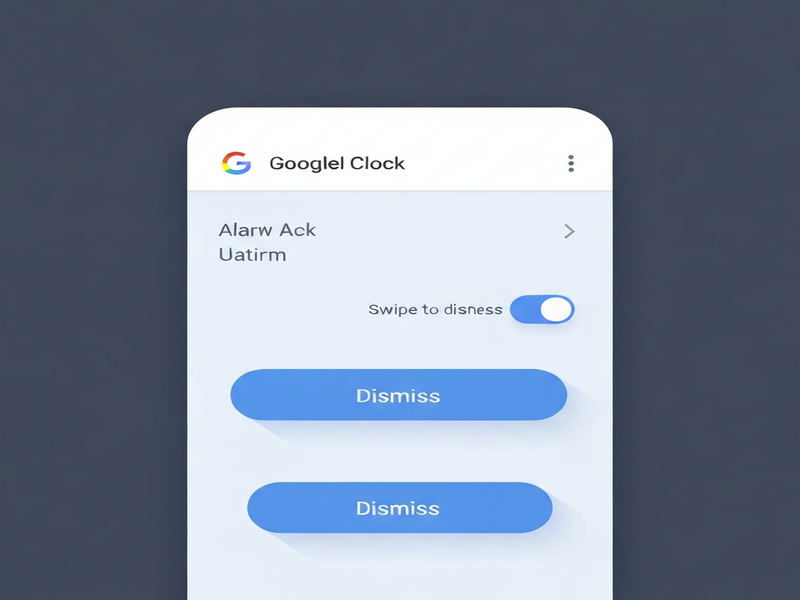 Google Clock alarm UI update