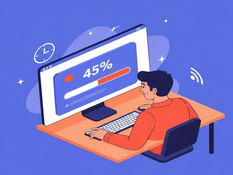 Illustration of lag in digital services