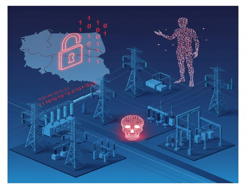 Cybersecurity operations center monitoring power grid