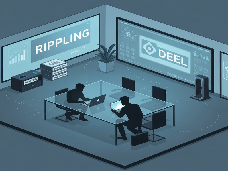 Corporate espionage illustration