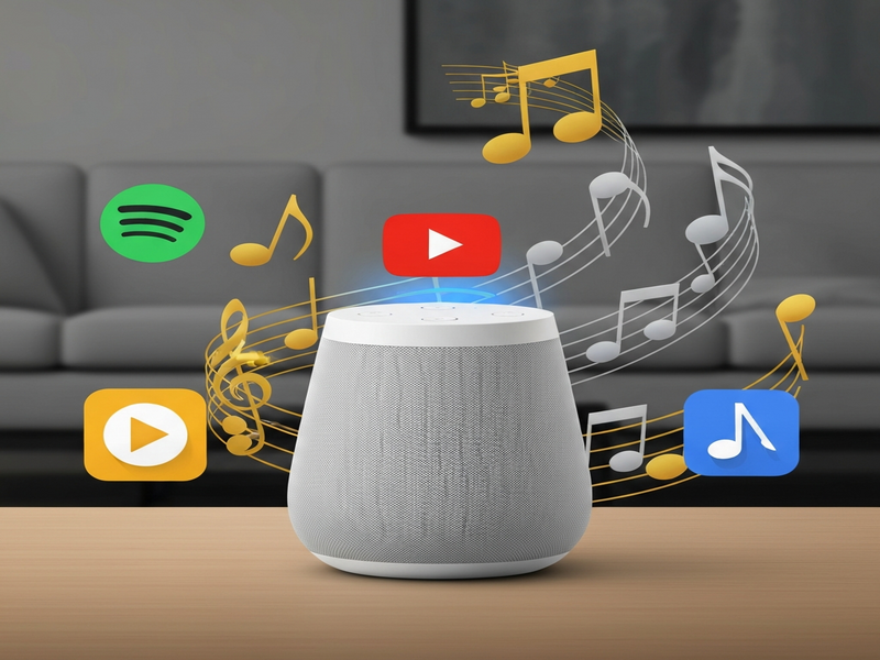 Google Home playing music