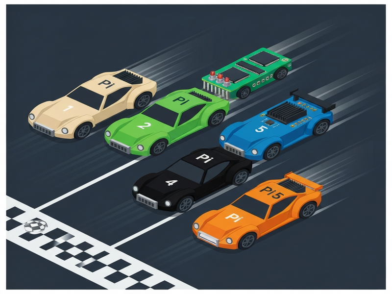 Raspberry Pi drag race performance comparison